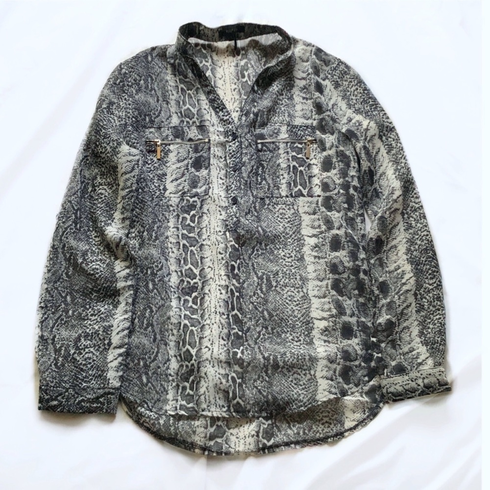 3 for $25 : rolypoly ⋆ sheer snake print top